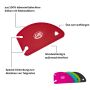 Kitty Professional 3 in 1 Profi-Teigkarte mit Abziehschlitz Pink - ohne OVP