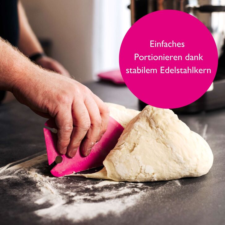Kitty Professional 3 in 1 Profi-Teigkarte mit Abziehschlitz Rubinrot - ohne OVP