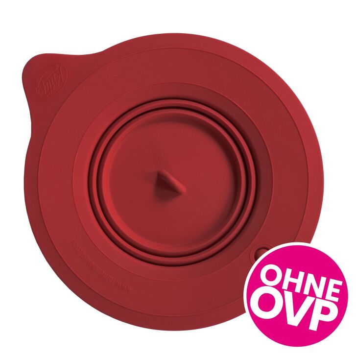 Kitty Professional Profi-Frischhaltedeckel Überzieher kompatibel mit KitchenAid für 6,6 und 6,9 Liter Rührschüsseln Rubinrot - ohne OVP