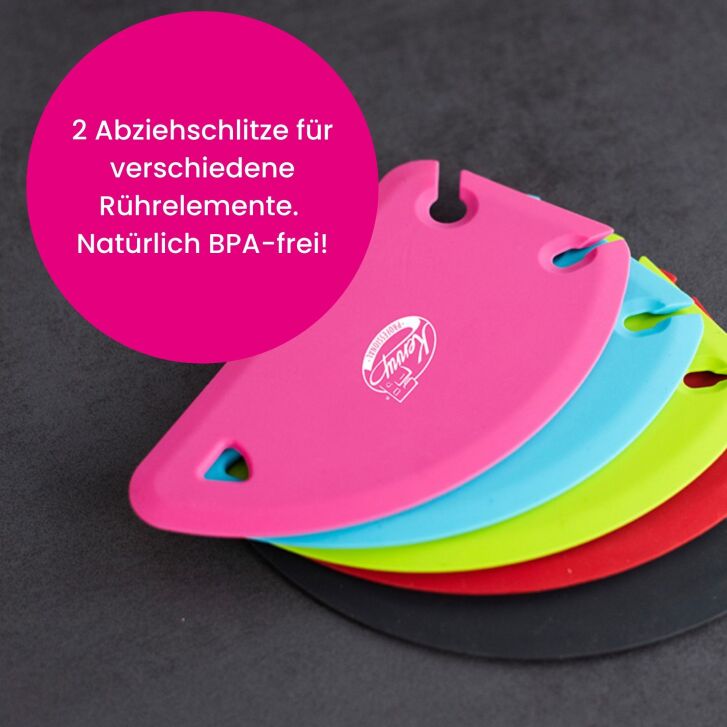 Kenny Professional 3 in 1 Profi-Teigkarte mit Abziehschlitz Anthrazit - ohne OVP