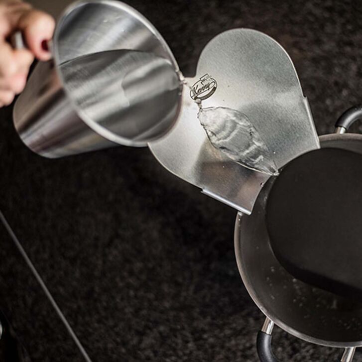 Kenny Professional Profi Edelstahl-Einfüllhilfe Herzschütte