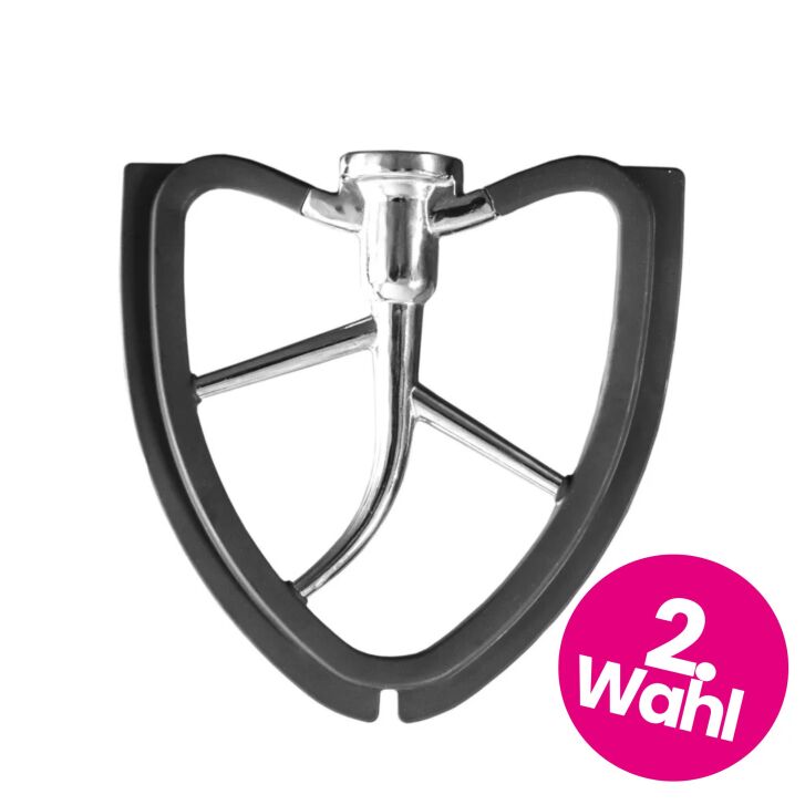 Kitty Professional Profi Edelstahl-Flexirührer Tornado kompatibel mit KitchenAid 4,3 / 4,7 und 4,8 Liter Tornado - 2. Wahl