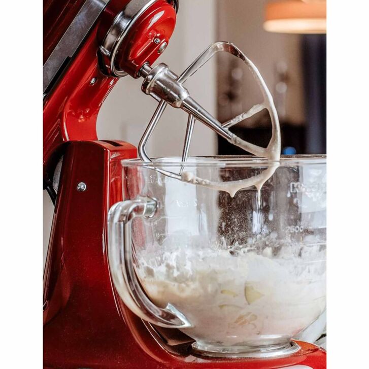 Kitty Professional Profi Edelstahl-Flachrührer Taifun kompatibel mit KitchenAid 4,3 / 4,7 und 4,8 Liter - 2. Wahl