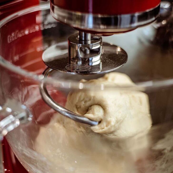 Kitty Professional Profi Edelstahl-Knethaken Teigpeitsche kompatibel mit KitchenAid 4,3 / 4,7 und 4,8 Liter