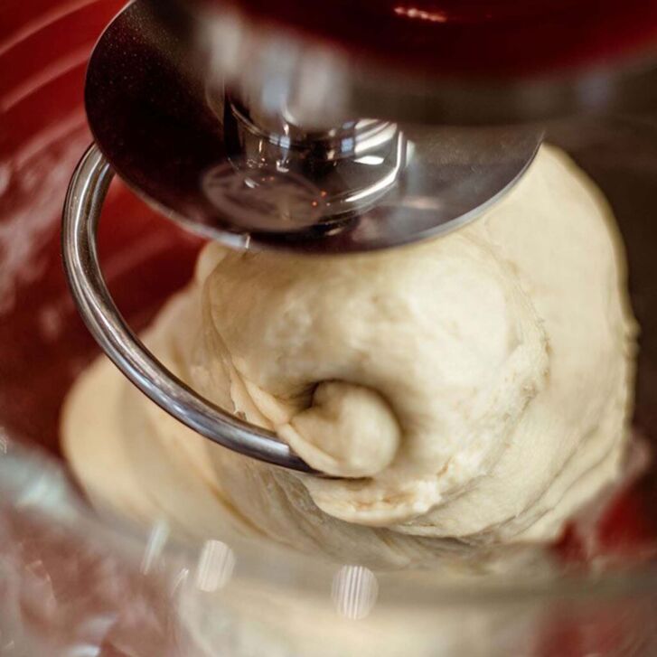 Kitty Professional Profi Edelstahl-Knethaken Teigpeitsche kompatibel mit KitchenAid 4,3 / 4,7 und 4,8 Liter