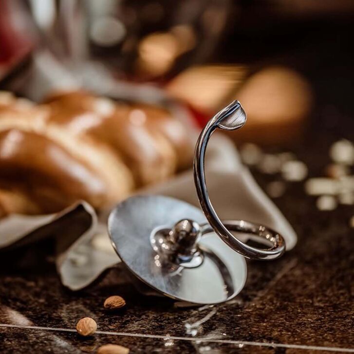 Kitty Professional Profi Edelstahl-Knethaken Teigpeitsche kompatibel mit KitchenAid 4,3 / 4,7 und 4,8 Liter