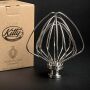 Kitty Professional Profi Edelstahl-Schneebesen Schaumschläger kompatibel mit KitchenAid 4,3 / 4,7 und 4,8 Liter