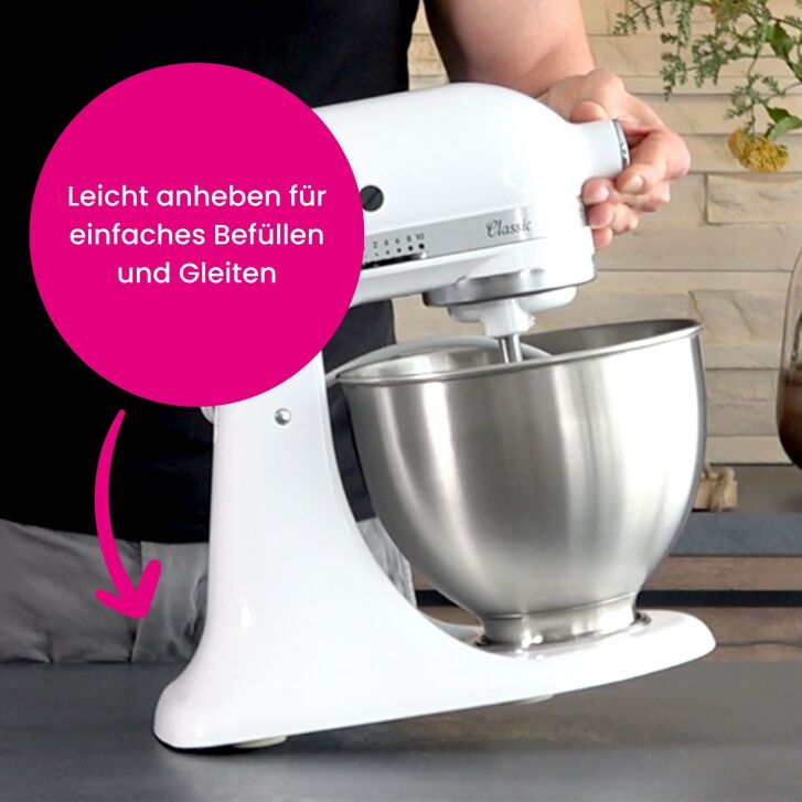 Kitty Professional Profi-Gleitfuß Mover kompatibel mit 4,3 / 4,7  und 4,8 Liter KitchenAid