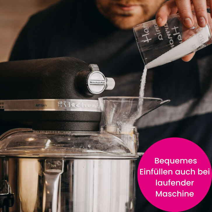 Kitty Professional Profi-Spritzschutz Zuhälter  kompatibel mit der KitchenAid 6,9 Liter Küchenmaschine - 2. Wahl