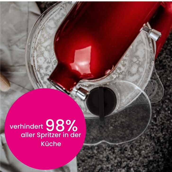 Kitty Professional Profi-Spritzschutz Zuhälter kompatibel mit KitchenAid 4,8 Liter Küchenmaschine - 2. Wahl