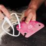 Kitty Professional Starter-Set mit Herzschütte, Teigkarte & Frischhaltedeckel - PINK