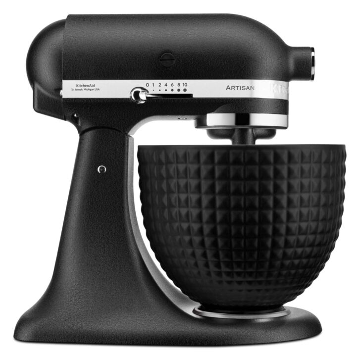 MONOCHROME COLLECTION: KitchenAid Artisan 4,7 Liter  GUSSEISEN SCHWARZ Modell KSM156 Küchenmaschine