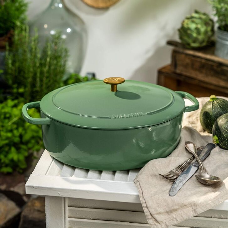 BALLARINI Bellamonte - Cocotte - 31cm grün oval