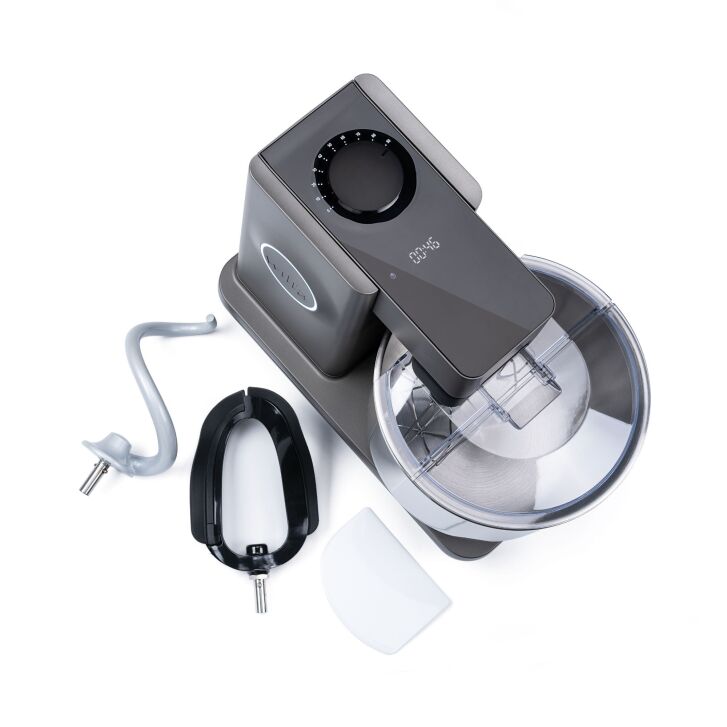 Wilfa Probaker Timer Spar-Set mit Fleischwolf & Spritzgebäckvorsatz inkl. GRATIS Tool-Adapter - GRAU KM2GY-T70