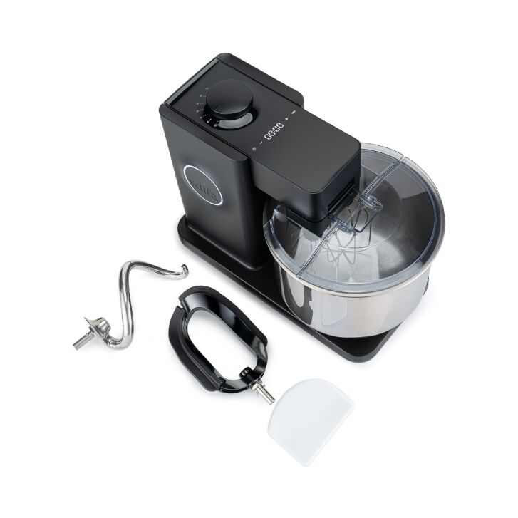 Wilfa Probaker Timer Spar-Set mit Fleischwolf & Spritzgebäckvorsatz - SCHWARZ KM2BS-T70