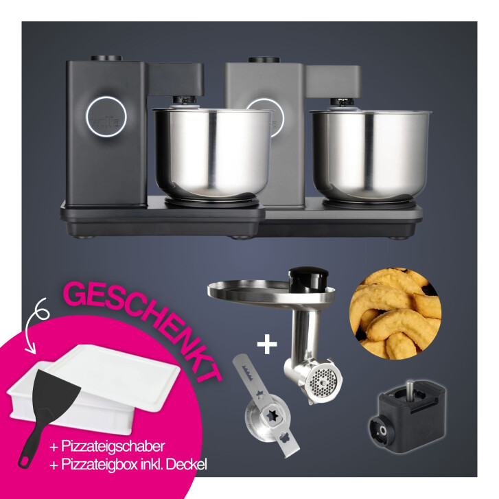 Wilfa Probaker Spar-Set mit Fleischwolf & Spritzgebäckvorsatz