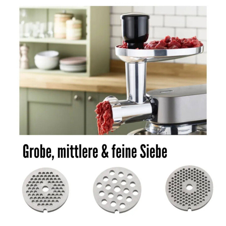 Wilfa Probaker Spar-Set mit Fleischwolf & Spritzgebäckvorsatz