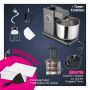 Wilfa Probaker Timer Spar-Set mit Slow Juicer inkl. GRATIS Tool-Adapter - GRAU KM2GY-T70