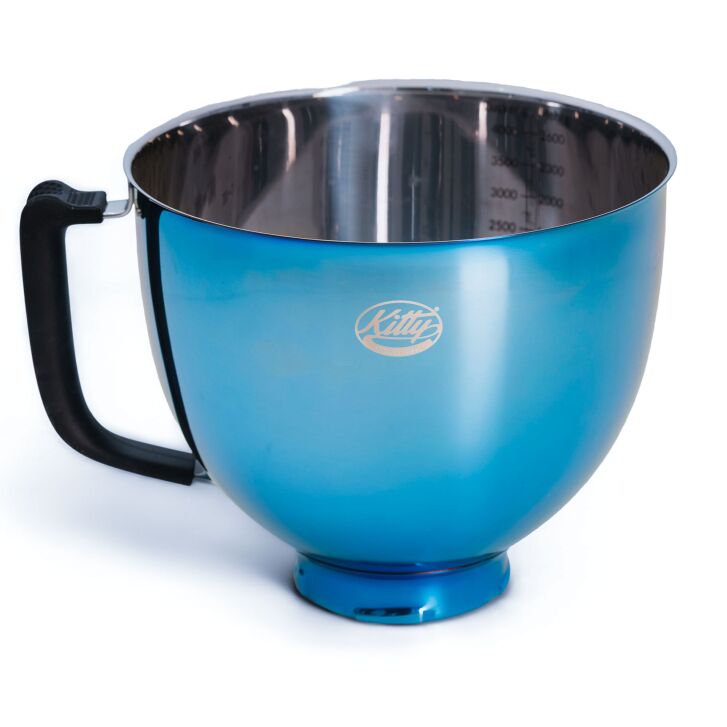 Kitty Professional Profi-Rührschüssel Super Bowl kompatibel mit KitchenAid 4,3 / 4,7 und 4,8 L - ROYAL BLUE