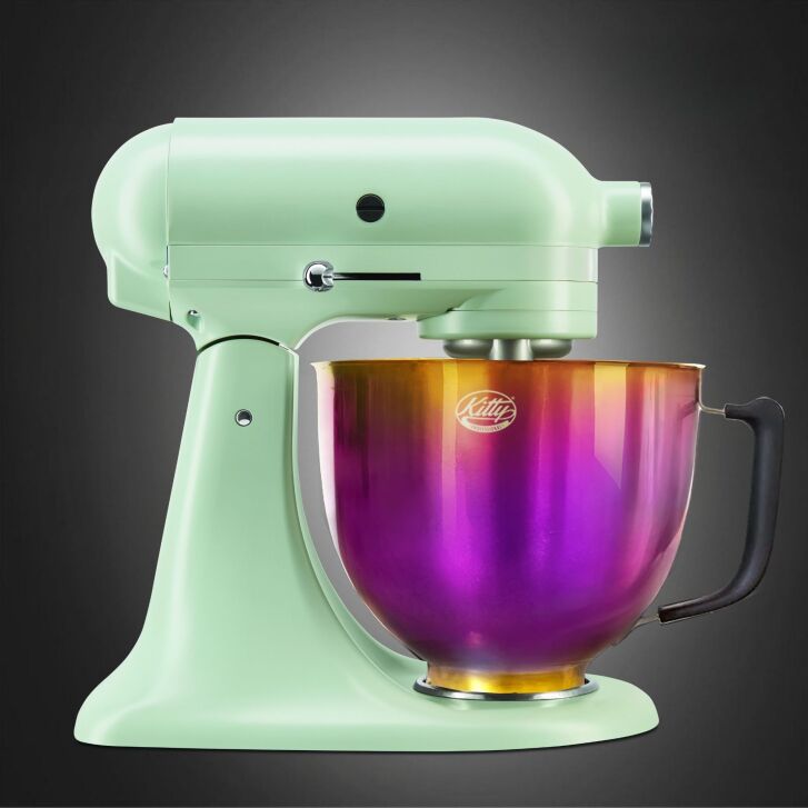 Kitty Professional Profi-Rührschüssel Super Bowl kompatibel mit KitchenAid 4,3 / 4,7 und 4,8 L - SUNRISE