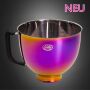 Kitty Professional Profi-Rührschüssel Super Bowl kompatibel mit KitchenAid 4,3 / 4,7 und 4,8 L - SUNRISE
