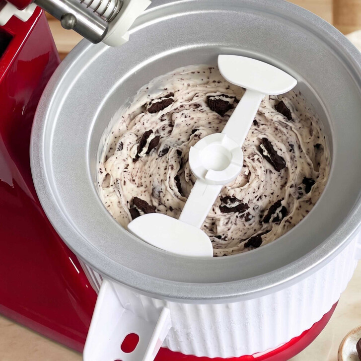 Kitty Professional Profi-Eisbereiter "Frosty" kompatibel mit allen KitchenAid Classic und Artisan Küchenmaschinen ab 4,3 L