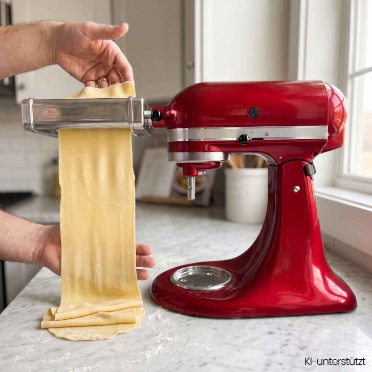 Kitty Professional Profi-Pastawalze 3-in-1 "Alberto" kompatibel mit KitchenAid