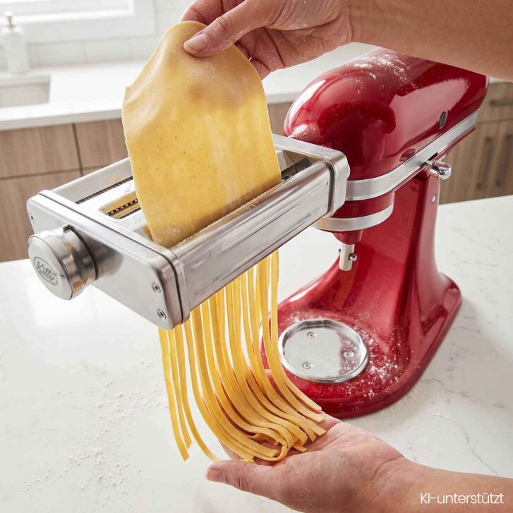 Kitty Professional Profi-Pastawalze 3-in-1 "Alberto" kompatibel mit KitchenAid