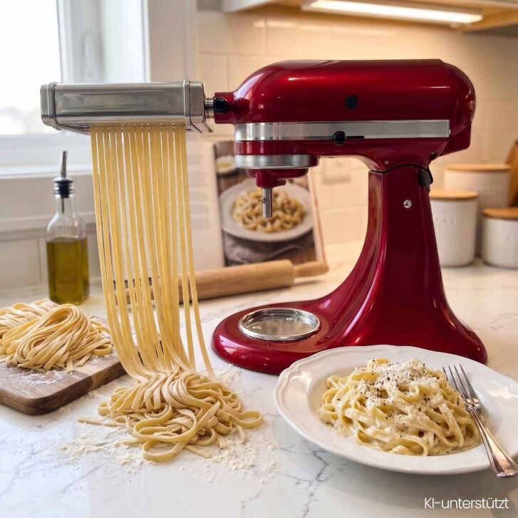 Kitty Professional Profi-Pastawalze 3-in-1 "Alberto" kompatibel mit KitchenAid