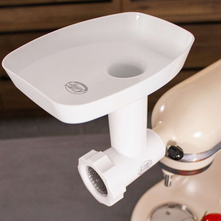 Kitty Professional Profi-Kunststoff-Fleischwolf "Wolfi" kompatibel mit KitchenAid Küchenmaschinen