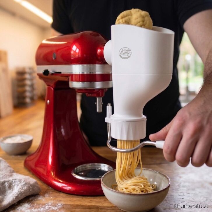 Kitty Professional Profi-Röhrennudelvorsatz "Nonna" kompatibel mit KitchenAid