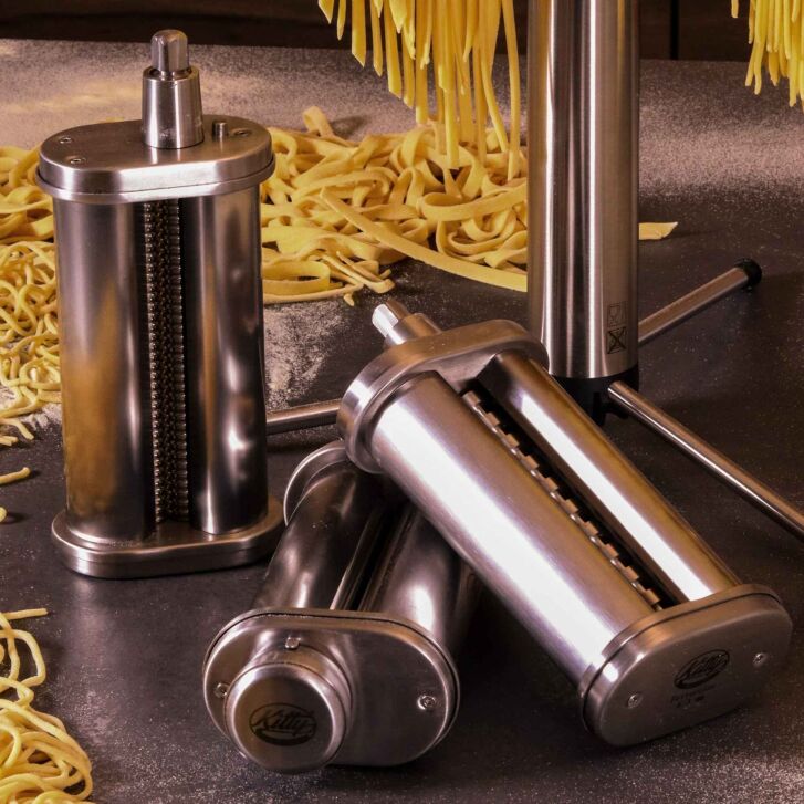 Kitty Professional Profi-Pastawalzen-Set "Mamma Mia" kompatibel mit KitchenAid Küchenmaschinen
