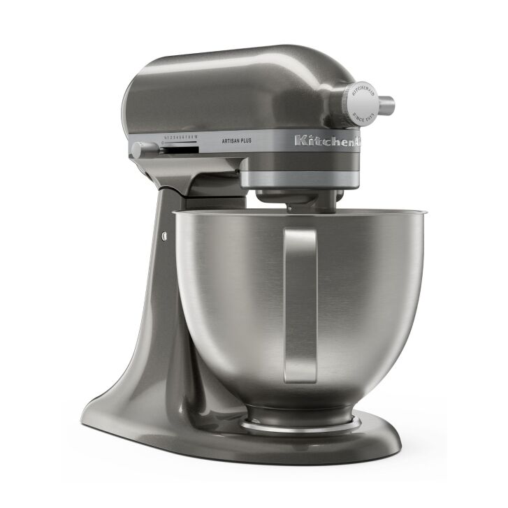 KitchenAid Artisan Plus 4,7 Liter Küchenmaschine Modell 5KSM50 - MEDAILLON SILBER