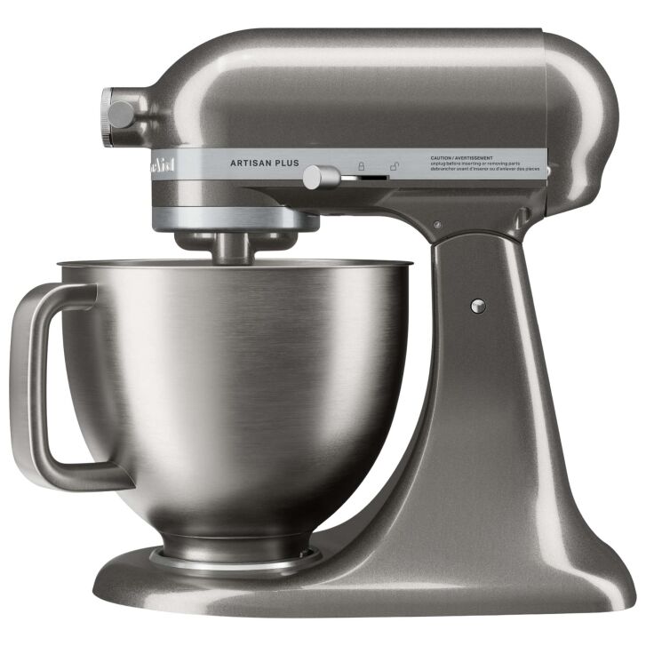 KitchenAid Artisan Plus 4,7 Liter Küchenmaschine Modell 5KSM50 - MEDAILLON SILBER