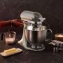 KitchenAid Artisan Plus 4,7 Liter Küchenmaschine Modell 5KSM50 - MEDAILLON SILBER