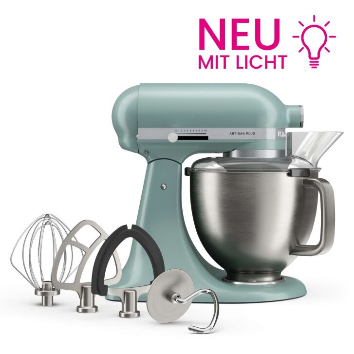 KitchenAid Artisan Plus 4,7 Liter Küchenmaschine mit Licht Modell 5KSM50 - MINZ JULEP