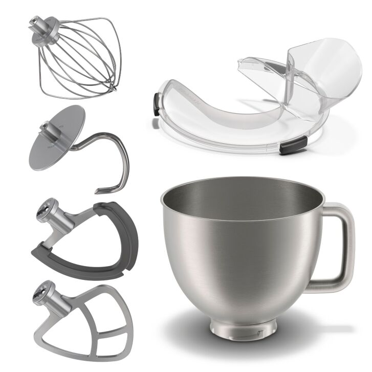 KitchenAid Artisan Plus 4,7 Liter Küchenmaschine mit Licht Modell 5KSM50 - PEBBLED PALM