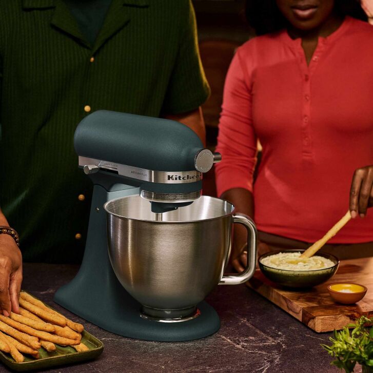 KitchenAid Artisan Plus 4,7 Liter Küchenmaschine mit Licht Modell 5KSM50 - PEBBLED PALM