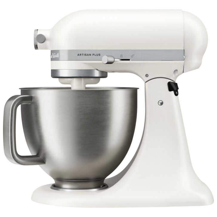 KitchenAid Artisan Plus 4,7 Liter Küchenmaschine mit Licht Modell 5KSM50 - PORCELAIN WHITE