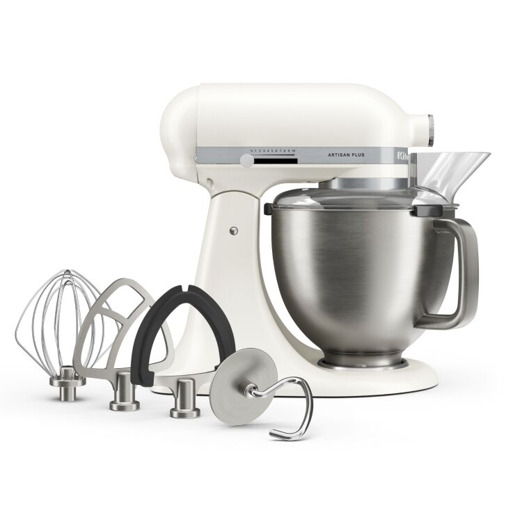KitchenAid Artisan Plus 4,7 Liter Küchenmaschine Modell 5KSM50 - PORCELAIN WHITE