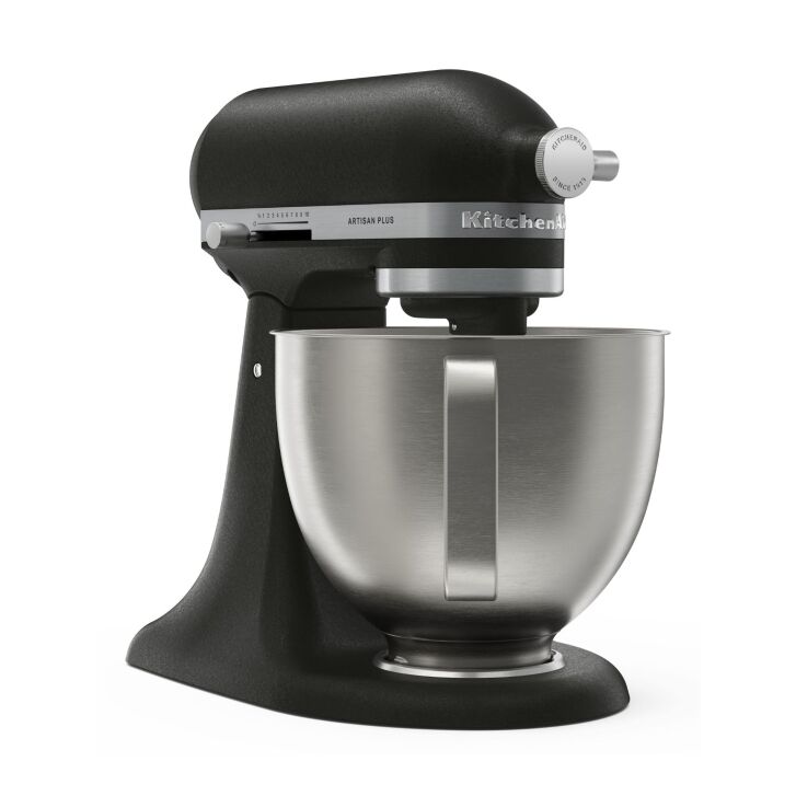 KitchenAid Artisan Plus 4,7 Liter Küchenmaschine mit Licht Modell 5KSM50 - GUSSEISEN SCHWARZ
