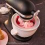 KitchenAid Artisan Plus 4,7 Liter Küchenmaschine mit Licht Modell 5KSM50 - GUSSEISEN SCHWARZ