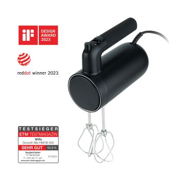 WILFA Smooth Mix Handmixer HM1B-500 schwarz
