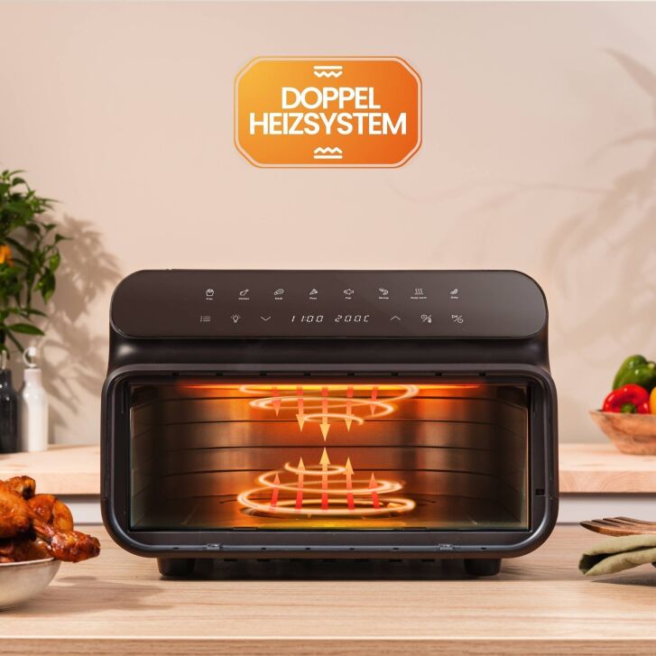 WILFA Airfryer Dualfry Grill 10 Liter AFG-10