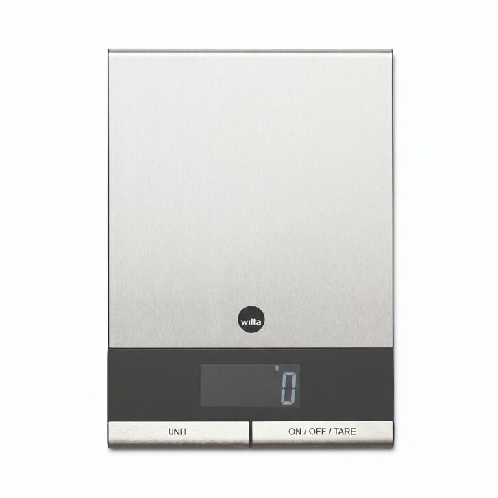 WILFA Küchenwaage Gram – Stahl KW-4