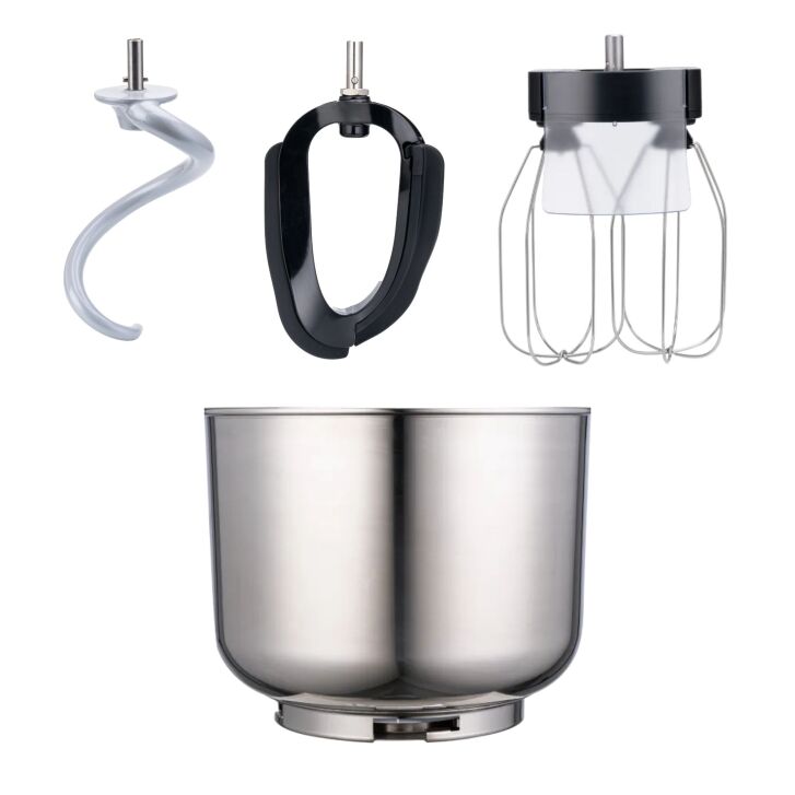 Wilfa Probaker Timer KM2GY-T70 im Spar-Set Marcel Paa mit GRATIS Tool-Adapter,Teigbox inkl. Deckel und passendem Teigschaber sowie Teigkarte - Grau