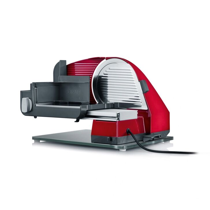 GRAEF Feinschneider M94FEU Liebesapfel Rot inkl. MiniSlice-Aufsatz, Messerschärfer, Pflegeset
