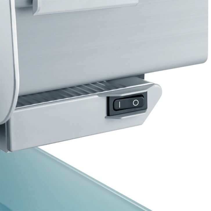 GRAEF Allesschneider Master M80EU Silber inkl. MiniSlice-Aufsatz, Messerschärfer, Pflegeset