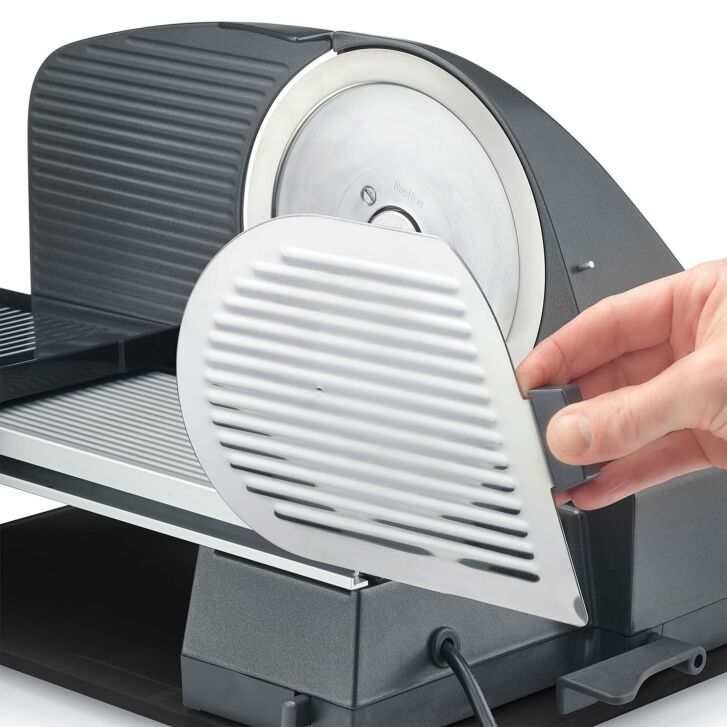 GRAEF Allesschneider M95EU Eisenglimmergrau inkl. MiniSlice-Aufsatz, Messerschärfer