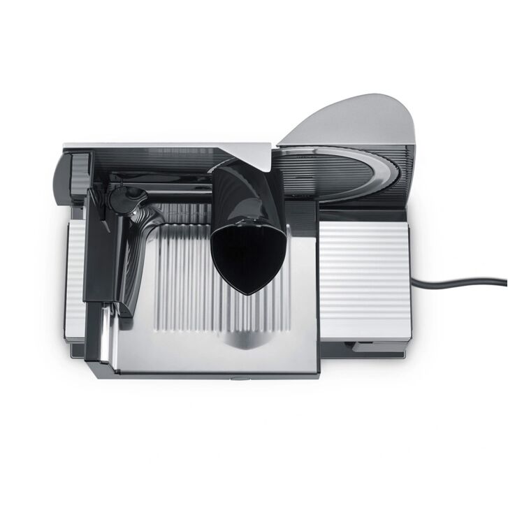 GRAEF Schrägschneider S32100 MultiCut Silber mit Wellenschliffmesser und Kombi-Aufsatz